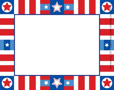 Barker Creek USA Nametag & Name Plate Set, 81/Set (BC3973)