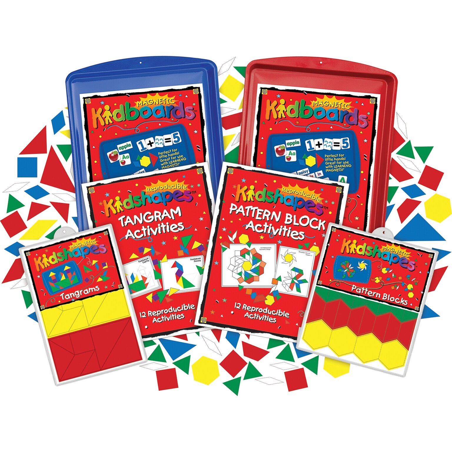 Barker Creek Learning Magnets Math Manipulatives Activity Kit, 154/Set (LM2340)