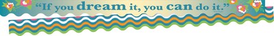 Barker Creek Double-Sided Scalloped Border Set, 36" x 2.25", Trending Designs, 4 designs, 52/Set (BC912)