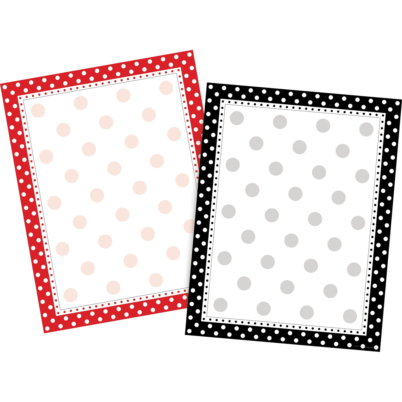Barker Creek Dots Computer Paper, 8.5 x 11, 60 lbs., Assorted Colors, 100 Sheets/Pack (BC3556)
