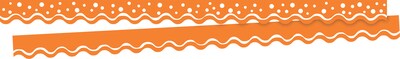 Barker Creek Double-Sided Scalloped Border Set, 36" x 2.25", Happy, 8 designs, 104/Set (BC3874)