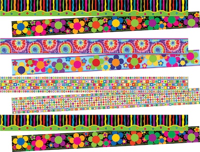 Barker Creek Just Groovy Border Set, 4 Designs, 48/Set (BC3532)