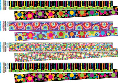 Barker Creek Just Groovy Border Set, 4 Designs, 48/Set (BC3532)