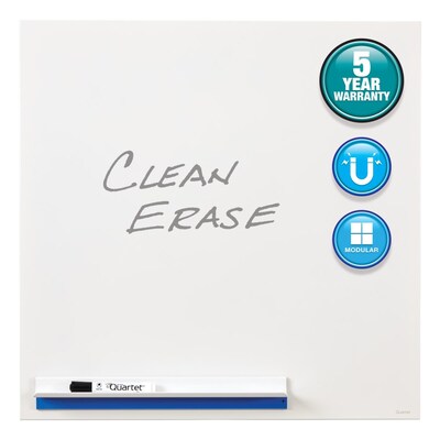 Quartet Continuum Painted Steel Dry-Erase Whiteboard, 2 x 2 (3413829991)