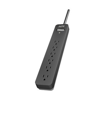 APC Essential SurgeArrest 6 Outlet Home/Office, 15 Cord, 1080 Joules (PE615)