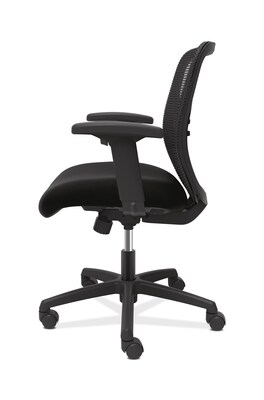 HON Gateway Fabric/Mesh Mid-Back Task Chair, Black (HONGTWAYE)