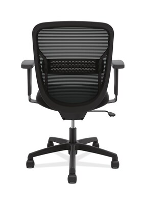 HON Gateway Fabric/Mesh Mid-Back Task Chair, Black (HONGTWAYE)