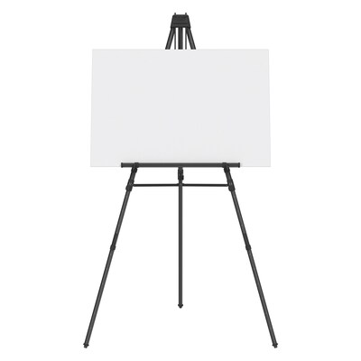 Quartet Heavy Duty Display Easel, 66", Black Aluminum (56E)