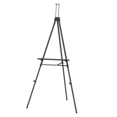 Quartet Heavy Duty Display Easel, 66, Black Aluminum (56E)