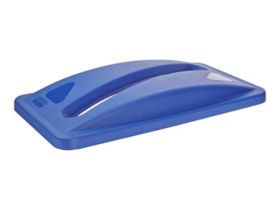 Rubbermaid Slim Jim Resin Paper Lid, Blue (FG270388BLUE)