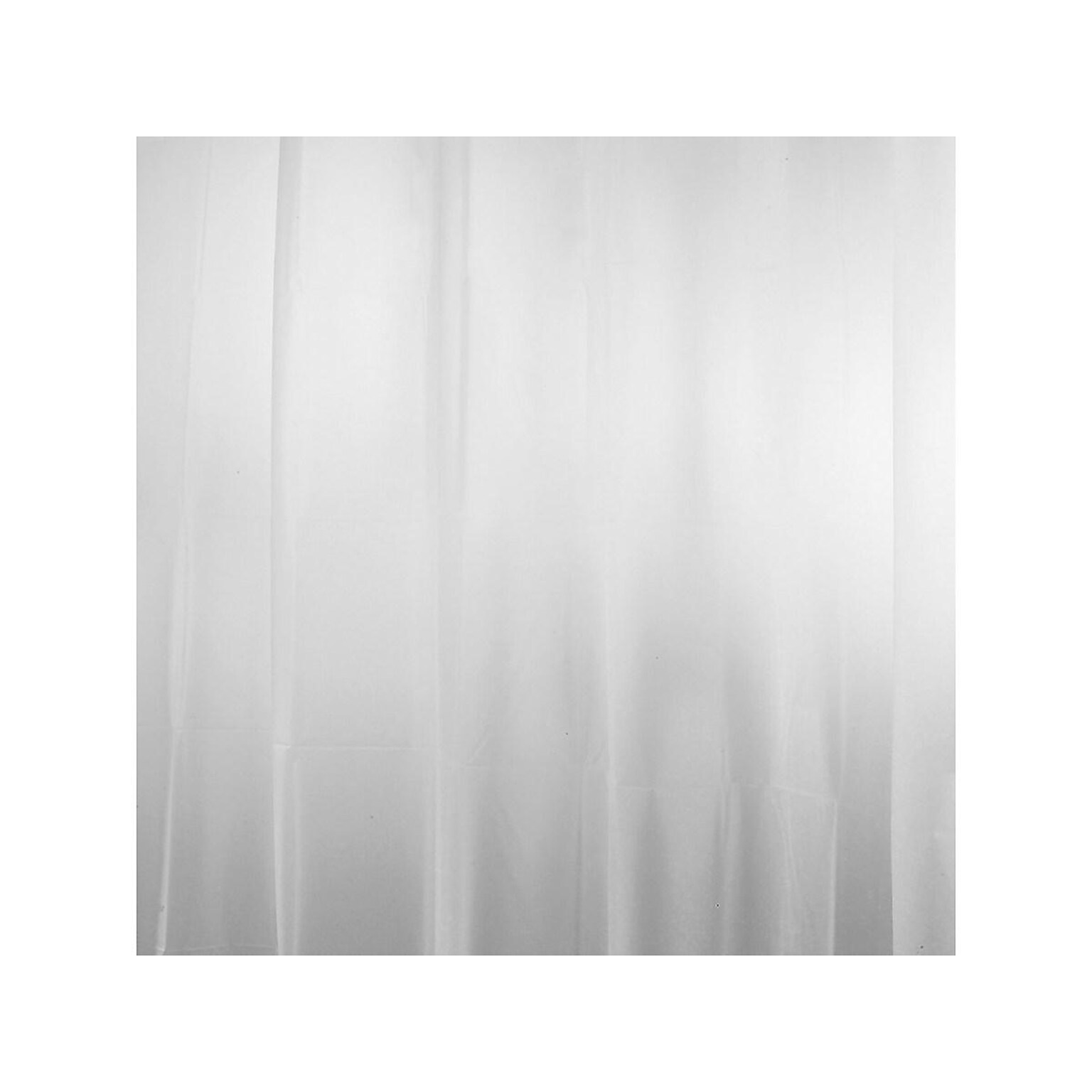 interDesign Clear Vinyl Shower Liner, 72W (15042)