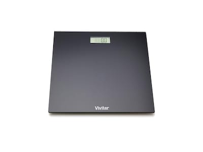 Vivitar BodyPro PS-V130 Bathroom Scale, Black, 330 Lbs. Capacity
