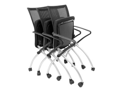 Regency Training Room Table and Chairs Set, Maple (MTRCT7224PL09BK)