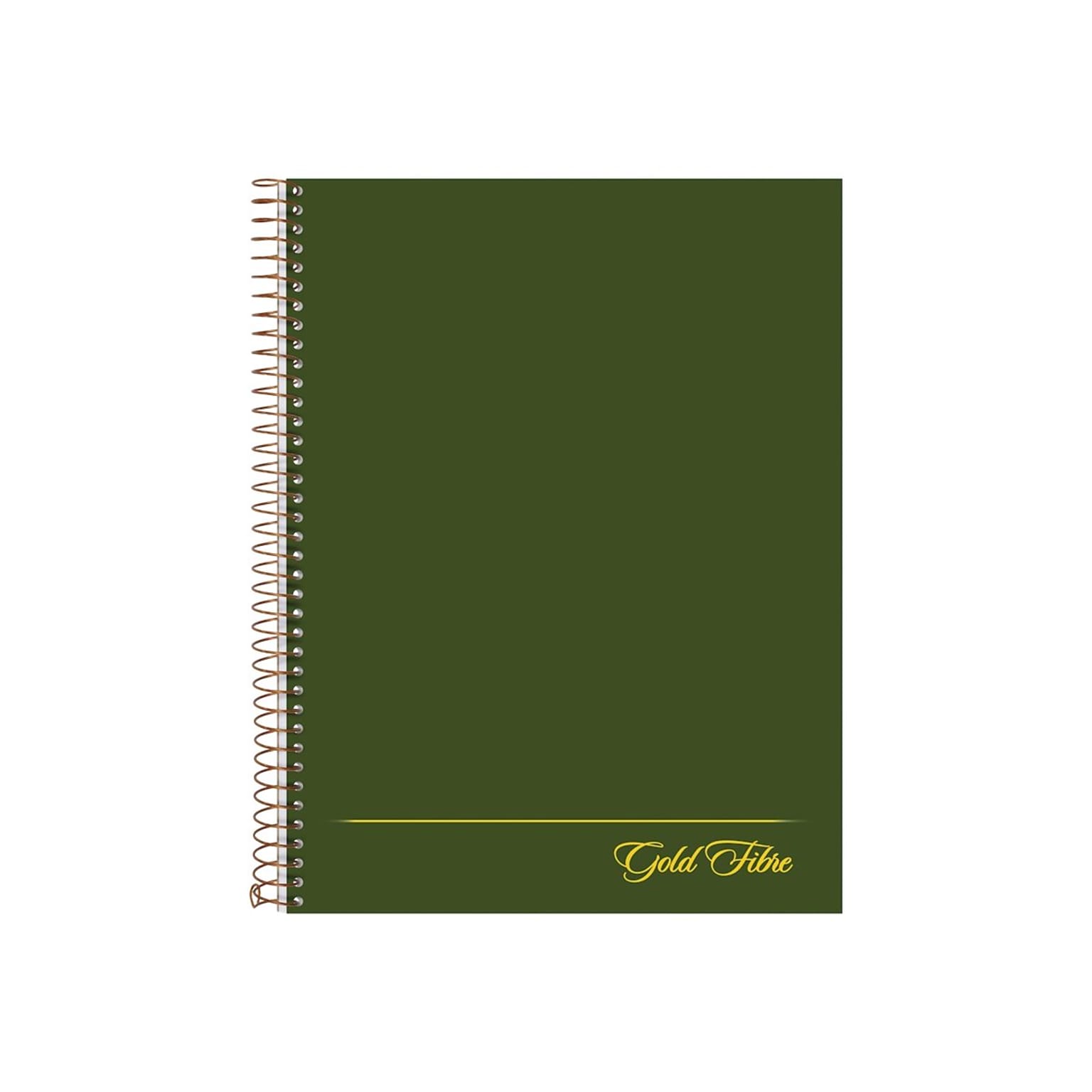 Ampad Gold Fibre Subject Notebooks, 7.25 x 9.5, Cornell, 84 Sheets, Green (20-816)