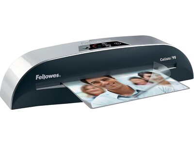 Fellowes Callisto 95 Thermal & Cold Laminator, 9.5" Width, Silver/Black (5728401)