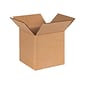 6" x 6" x 6" Standard Shipping Boxes, 32 ECT, Kraft, 25/Bundle (BS060606)