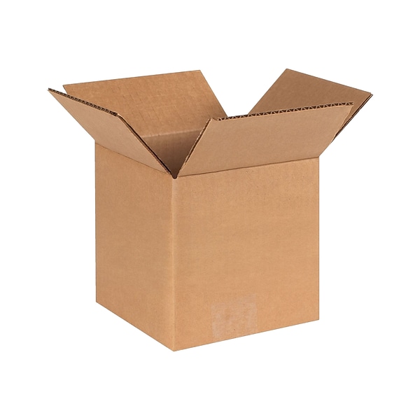 6 x 6 x 6 Standard Shipping Boxes, 32 ECT, Kraft, 25/Bundle (BS060606)