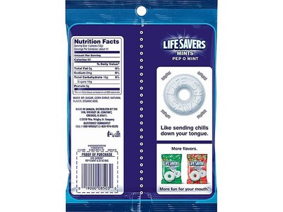 Life Savers Mints, Pep-O-Mint, 6.25 oz. (NFG08503)