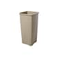 Rubbermaid Untouchable Indoor, Outdoor Trash Can w/ no Lid, Beige Resin, 23 Gal. (FG356988BEIG)