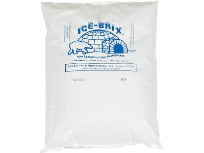Ice-Brix Moisture Resistant Cold Packs, 8 oz., 6 x 4, 36/Carton (IB8BPD)