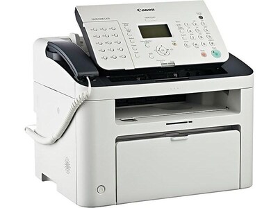 Canon FAXPHONE L100 5258B001AA Laser Fax Machine, White/Black (5258B001AA)