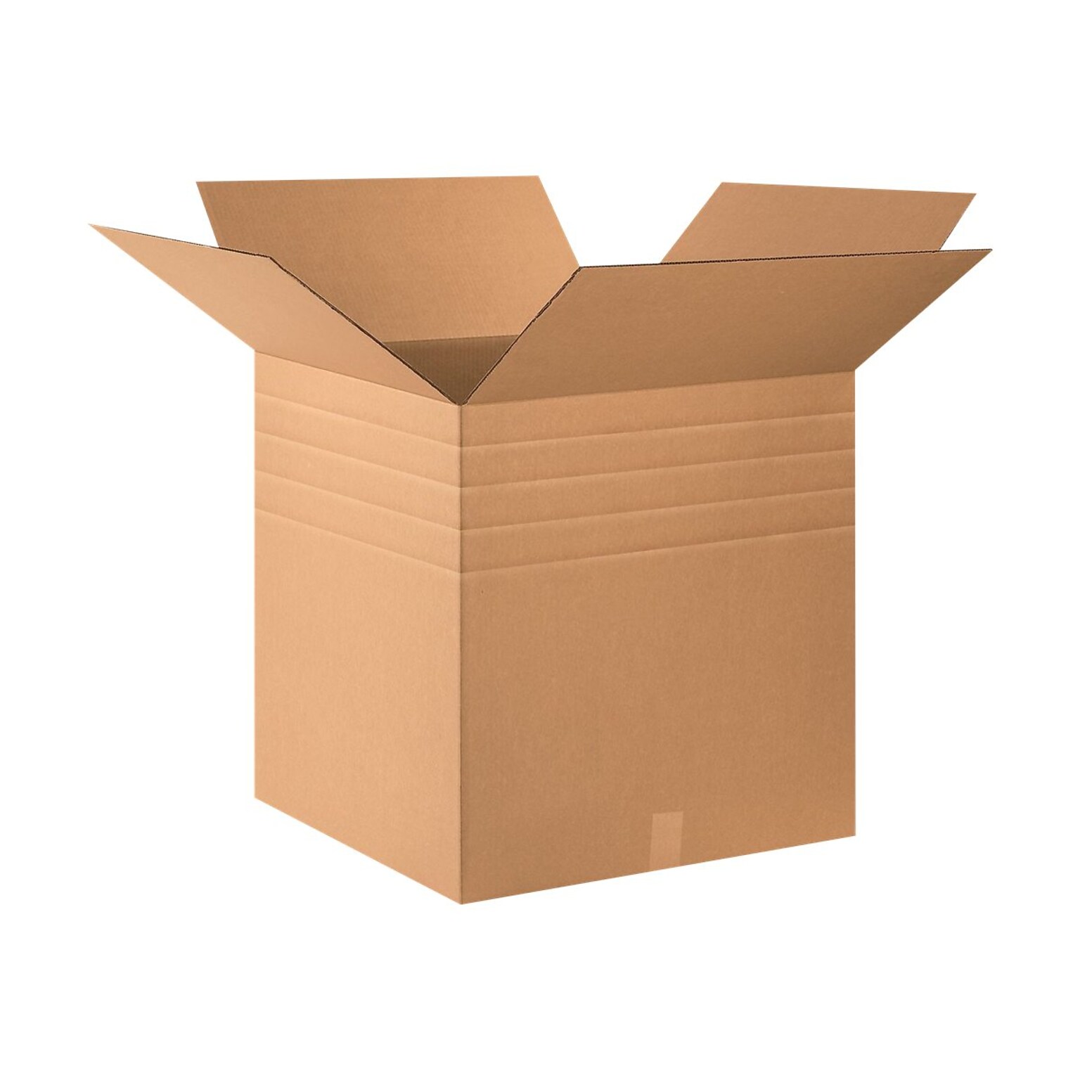 Coastwide Professional™ 24 x 24 x 24, 200# Mullen Rated, Multi-Depth Shipping Boxes, 15/Bundle (CW57120)