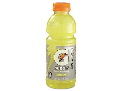 Gatorade Thirst Quencher Lemon Lime Liquid Sports Drinks, 20 Fl. oz., 24/Carton (32868)