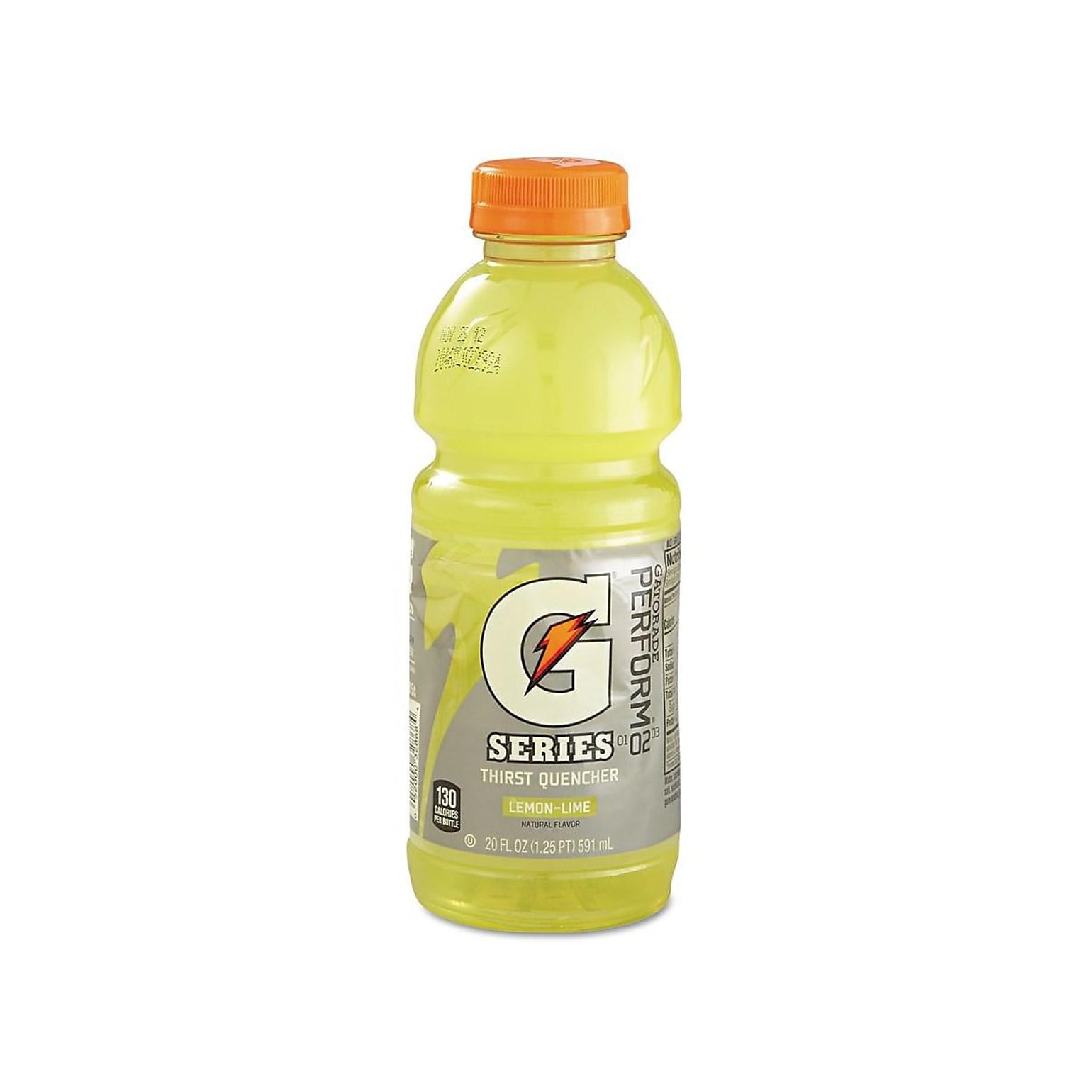 Gatorade Thirst Quencher Lemon Lime Liquid Sports Drinks, 20 Fl. oz., 24/Carton (32868)