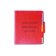 Pendaflex® Employee Personnel Folders, 1/3-Cut Top Tab, 5 Dividers, Each (SER-1-ER)