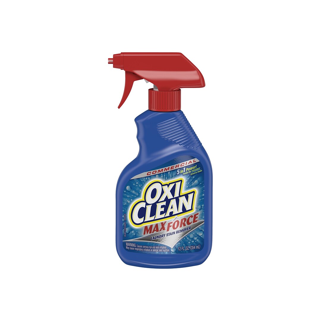 Oxiclean Max Force Stain Remover Spray 12 Oz 57037 00070 Quill Com