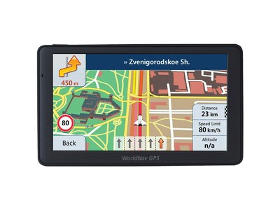 WorldNav 7690 7 Portable Trucks GPS, Black