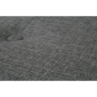 Simplify Faux Linen Triple Folding Storage Ottoman (F-0638-Grey-BX)