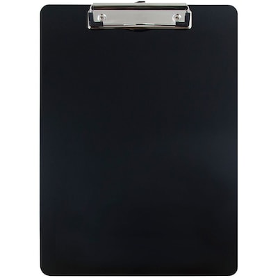 JAM Paper® Aluminum Clipboard, 9 x 13, Black, Sold Individually (331ALCbl)