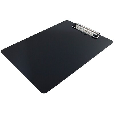 JAM Paper Aluminum Clipboard, Letter Size, Black (331ALCBLZ)