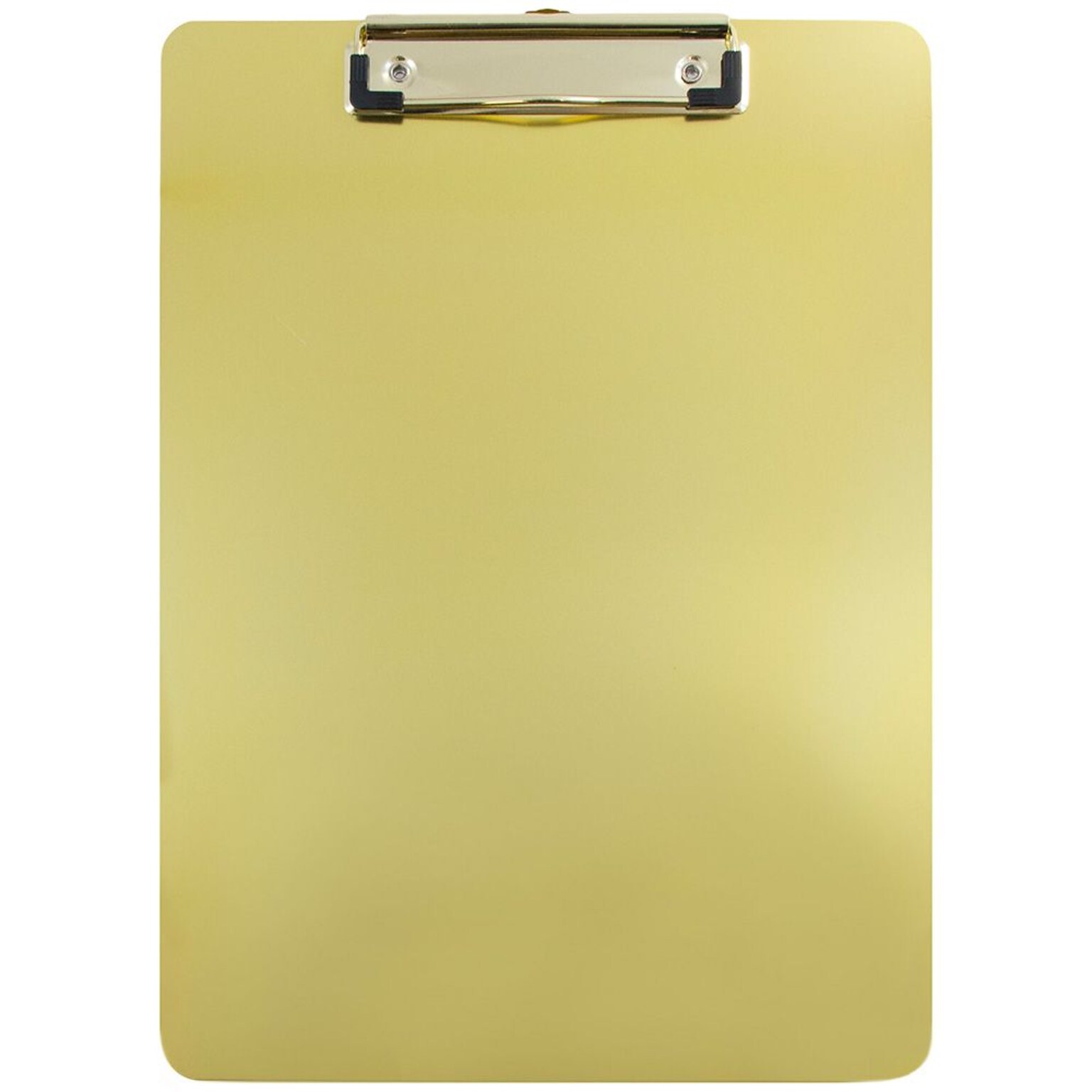 JAM Paper Aluminum Clipboard, Letter Size, Gold (331ALCGOZ)