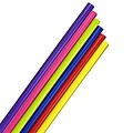 JAM Paper® Solid Gift Wrapping Paper, 12.5 sq. ft. per roll, Assorted Bright Colors, 6/pack (2770assrt)