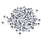 Hygloss ABC Beads, Black and White, 300 Per Pack, 3 Packs (HYG69301BN)