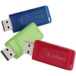 Verbatim Store n Go 4GB USB 2.0 Flash Drives, 3/Pack (97002)