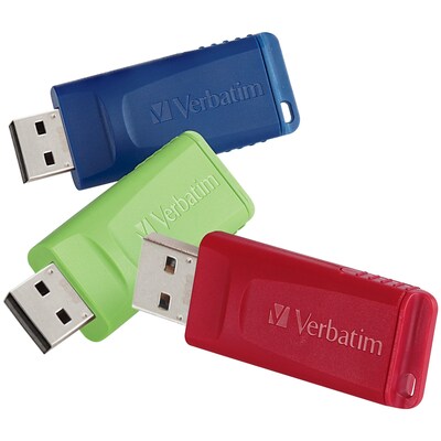 Verbatim 8GB Store n Go USB Flash Drive, 3 Pk