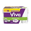 Viva Signature Cloth Choose-A-Sheet Paper Towel, Soft & Strong Kitchen Paper Towels, 1-Ply, White, 12 Big Rolls (49430)