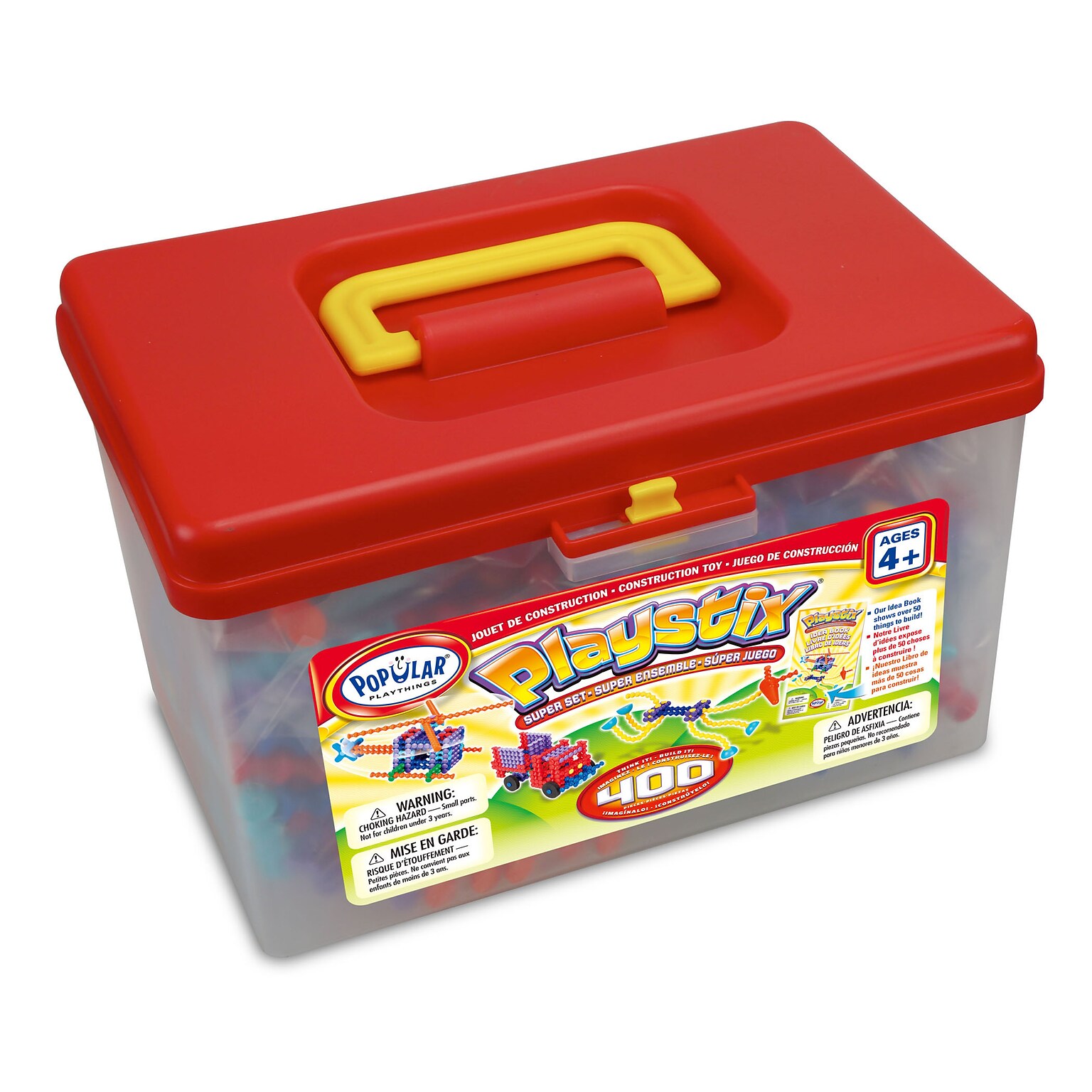 Popular Playthings Playstix® 400-Piece Super Set (PPY90004)