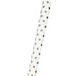 JAM Paper® Polka Dot Gift Wrapping Paper, 25 Sq Ft, White with Gold Dots, Sold Individually (226432220)