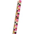 JAM Paper® Birthday Party Wrapping Paper, 12.5 Sq Ft, Bright & Happy Birthday Buttons, Sold Individually (165532235)