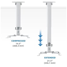 Mount-It! Ceiling Projector Mount Height Adjustable Universal Stand