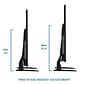 Mount-It! Pedestal TV Stand, Screens up to 60", Black (MI-849)