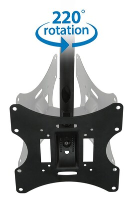 Mount-It! Height Adjustable Ceiling Mount Bracket with Tilt and Swivel for 23"-42" TVs (MI-508)