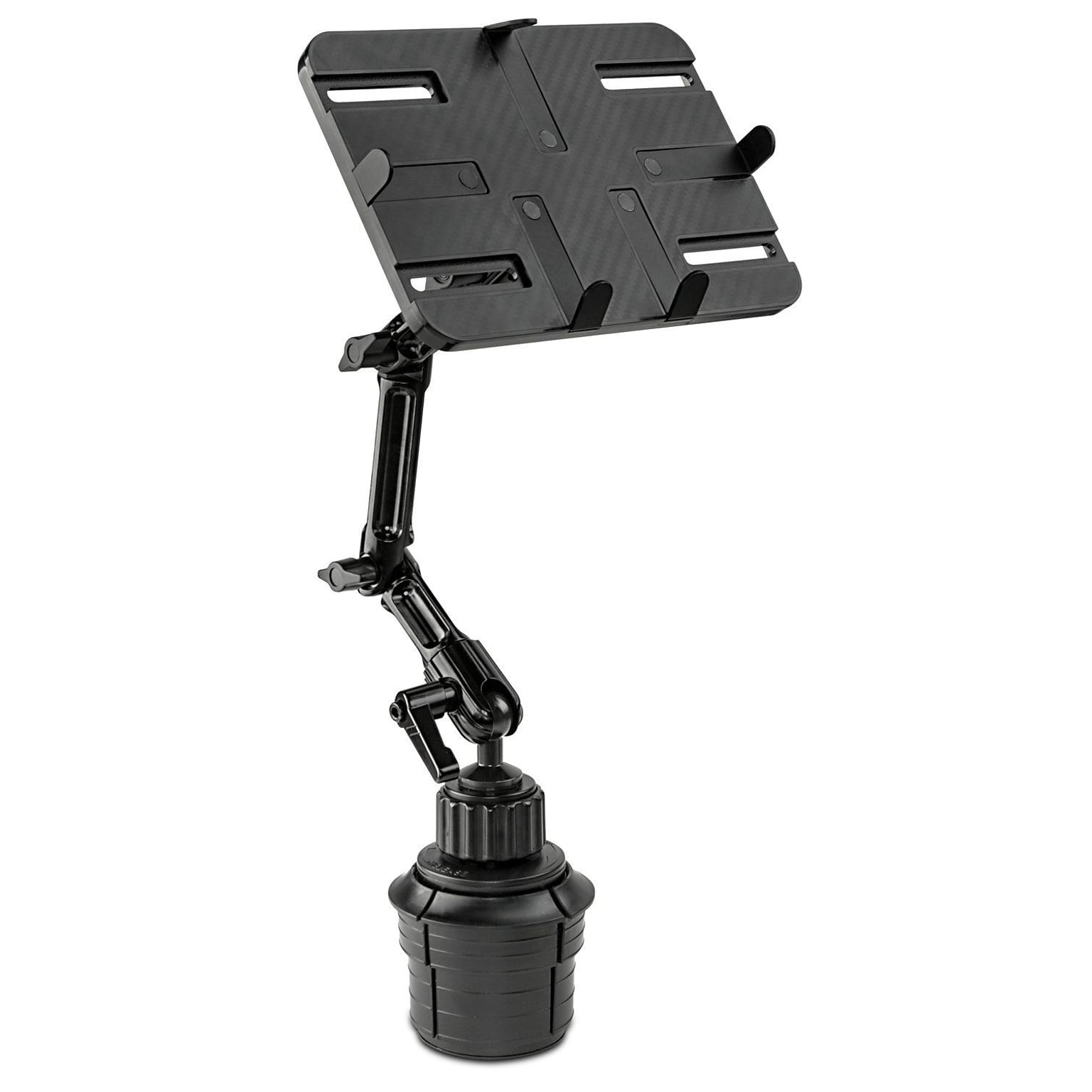 Mount-It! Tablet Car Cup Holder Mount for iPad 2/3/iPad Air/iPad Air 2 and 7 to 11 Tablets, Black (MI-7320)