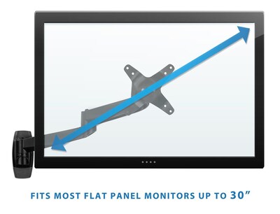 Mount-It! Modular Mount Adjustable Monitor Stands, Up to 27" Monitors, Black (MI-33114-BLK)