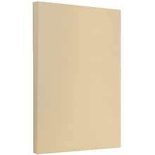 JAM Paper Parchment Colored Paper, 24 lbs., 8.5 x 14, Brown Recycled, 100 Sheets/Pack (17132136)