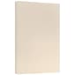 JAM Paper Parchment Colored 8.5" x 14" Paper, 24 lbs., Natural Recycled, 100 Sheets/Pack (17132137)